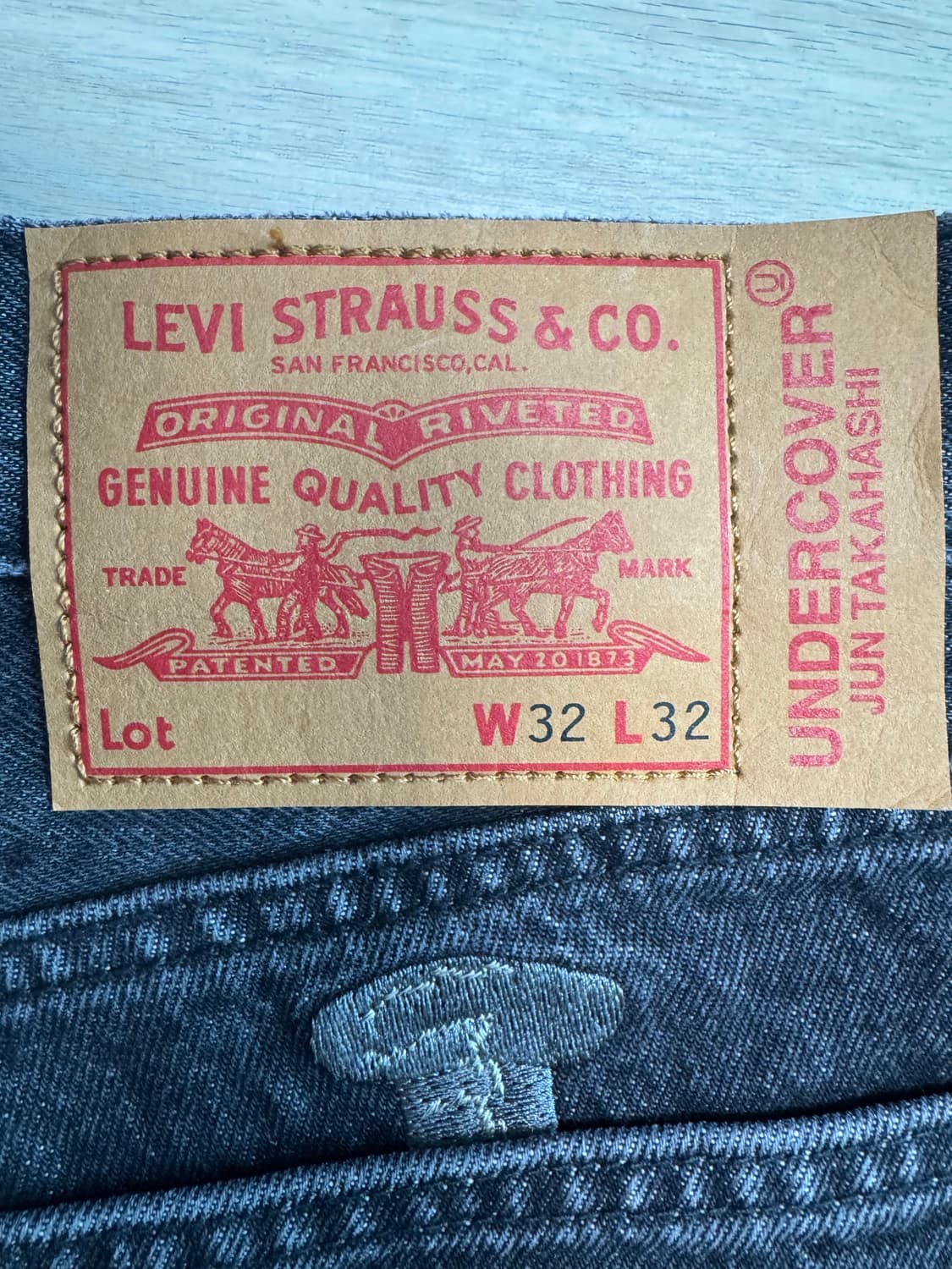 리바이스 언더커버 데님 32 상품이미지3