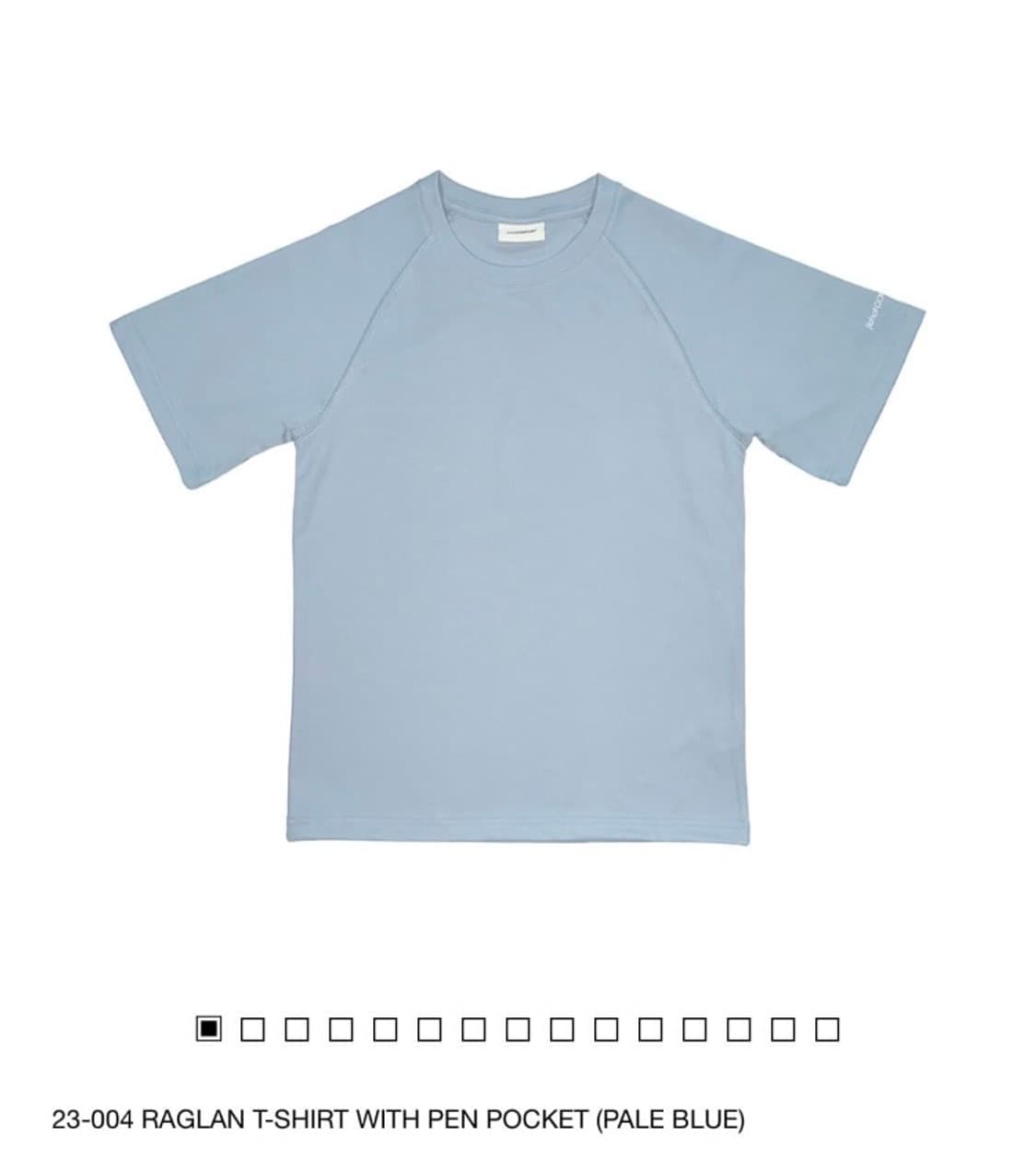 지초이컴포트 23-004 RAGLAN T-SHIRT PEN POCKET 상품이미지2