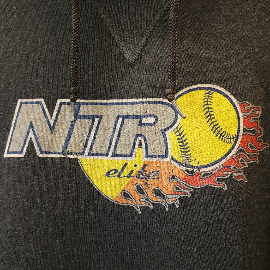 90s 러셀 후드 스웻셔츠 니트로 엘리트 오리지널 빈티지 레터링 S 상품이미지7