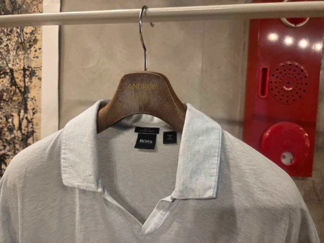 휴고보스 오픈칼라넥 티셔츠  상품이미지7