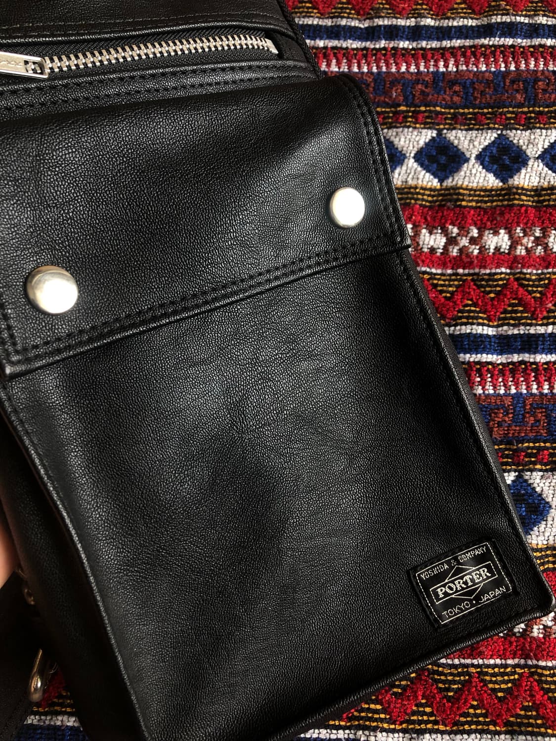 요시다 포터 레더 슬링백 상품이미지8