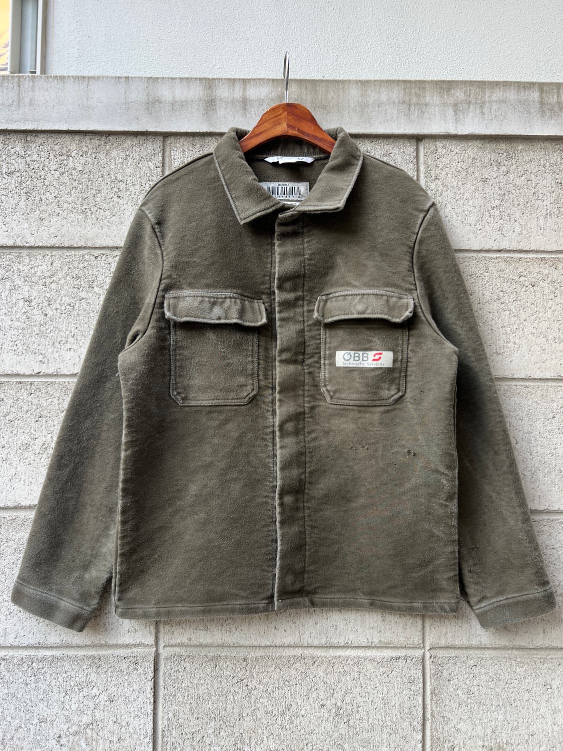 OLD EURO MOLESKIN FRENCH WORK 빈티지몰스킨워크자켓 상품이미지1