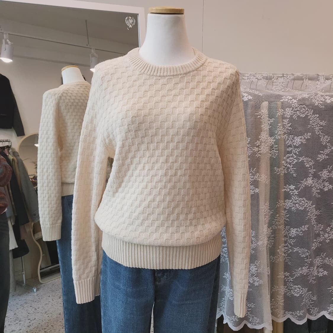 유니클로UUU 와플 울니트 상품이미지7