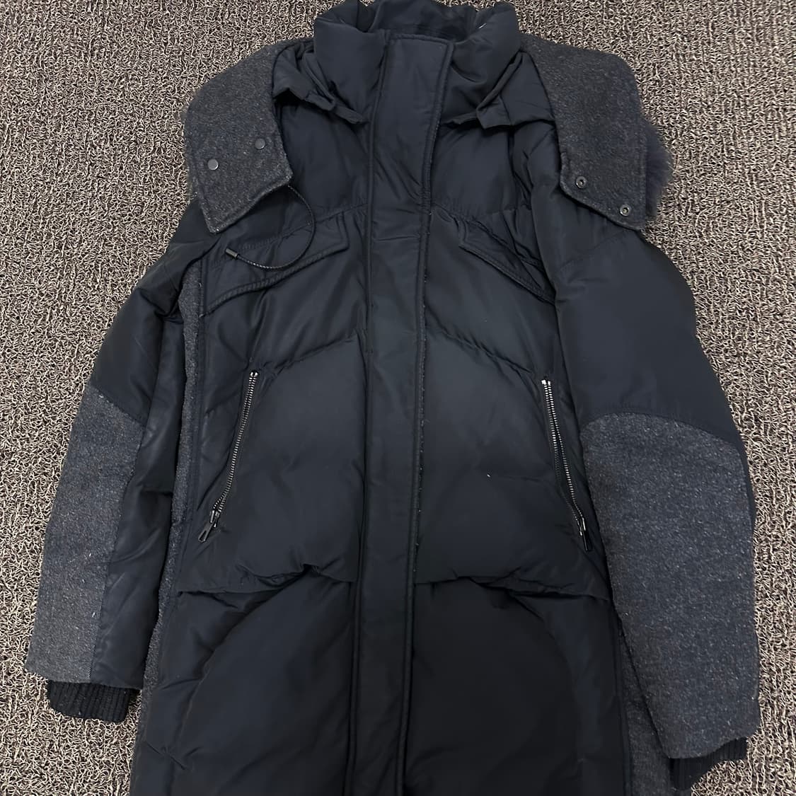 SYSTEM 시스템 여성 다운 패딩 블랙 신장 160사이즈 상품이미지2