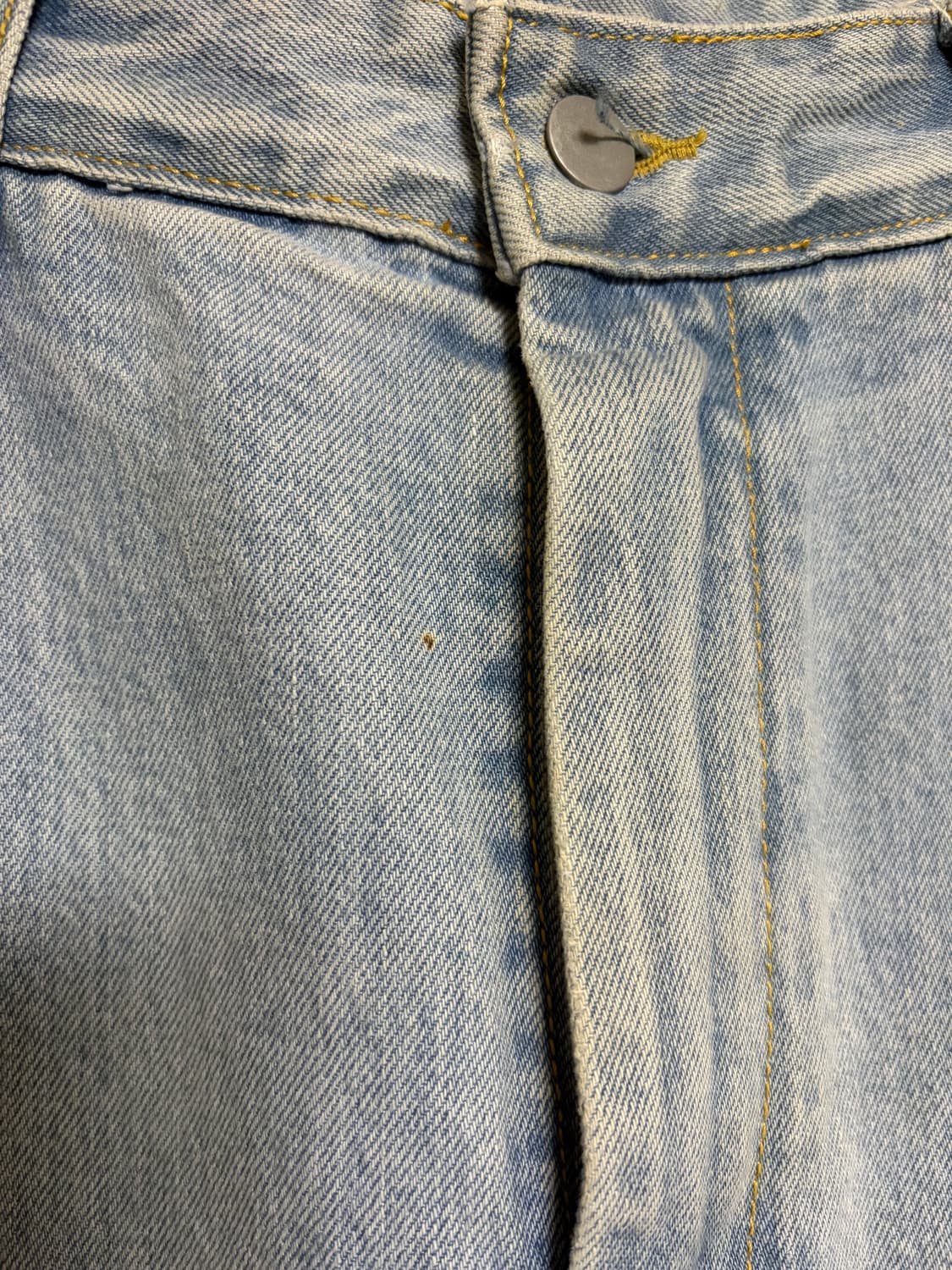 (리퍼브)유스 스트럭처 와이드 데님팬츠 라이트블루 M사이즈 판매 상품이미지3