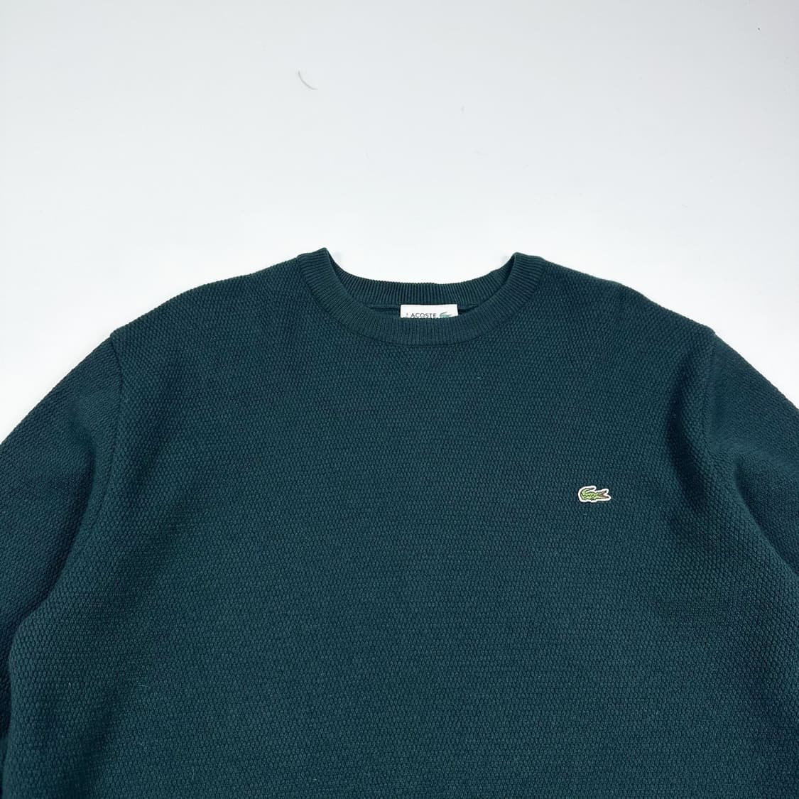 라코스테 크록 그린 크루넥 니트 (XXL) 상품이미지1