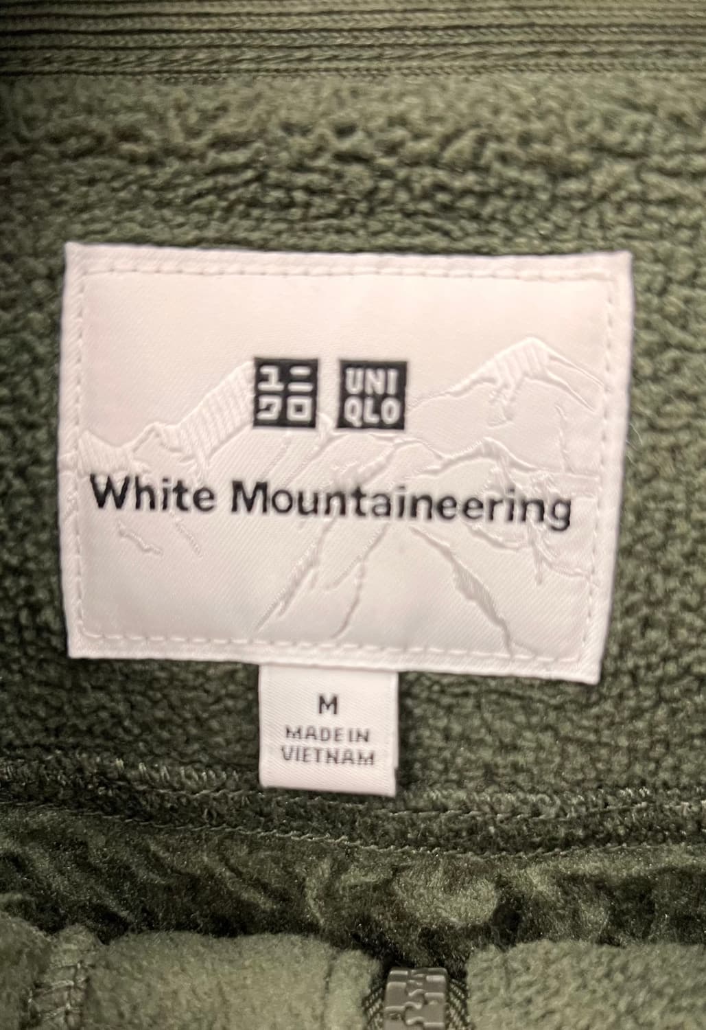 유니클로 x 화이트 마운티니어링 플리스 M 상품이미지3