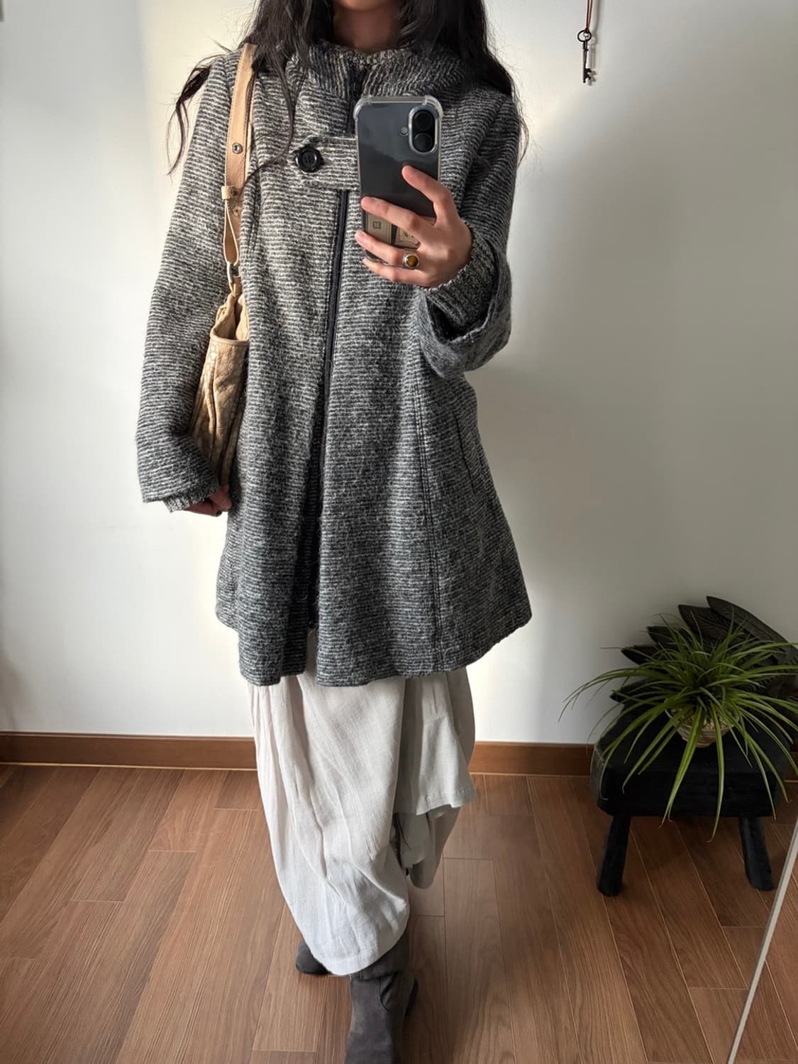 hooded zip-up coat 상품이미지3