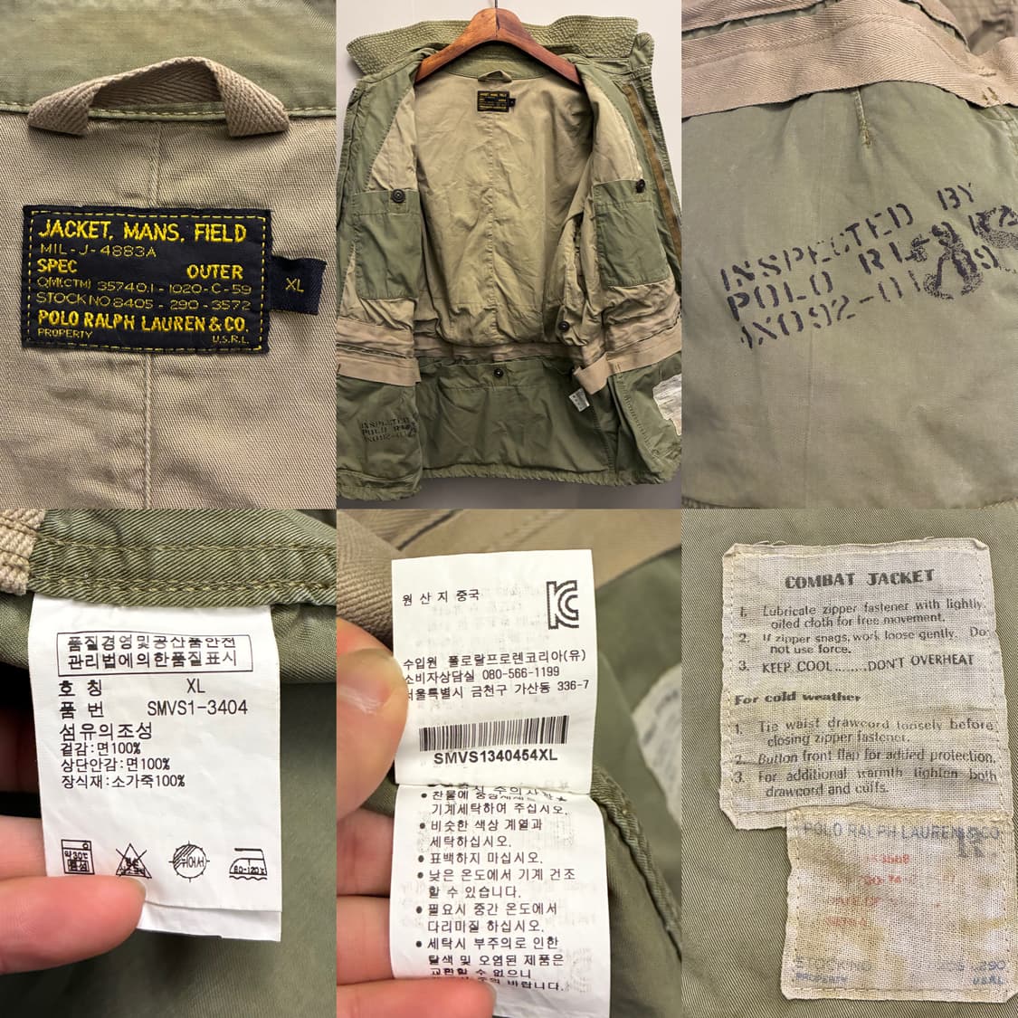 (XL)POLO 폴로랄프로렌 M47 유니언잭 필드 컴뱃자켓 야상 상품이미지10