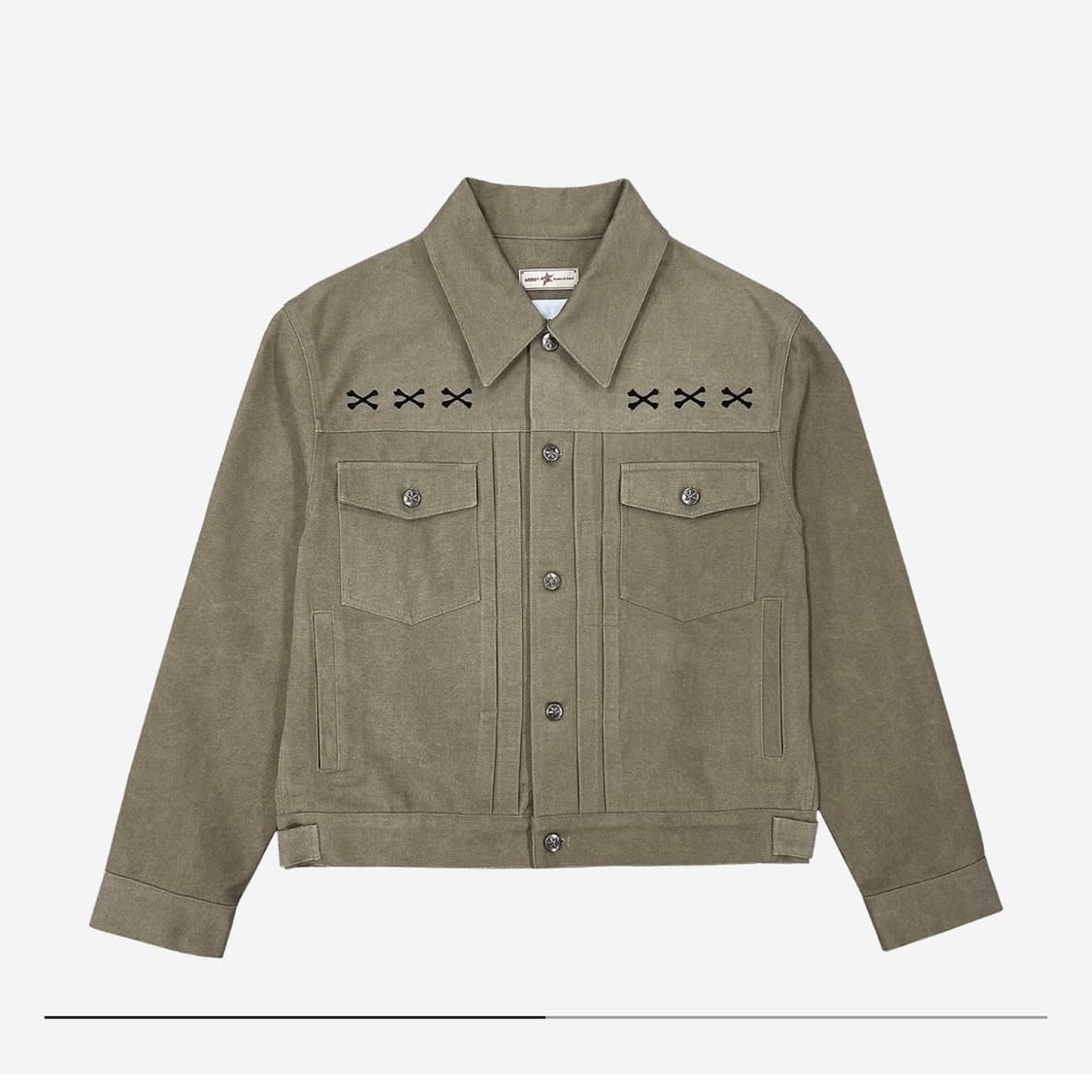 [3] 카미엔 x 아오이로 크롭 트러커 자켓 상품이미지1