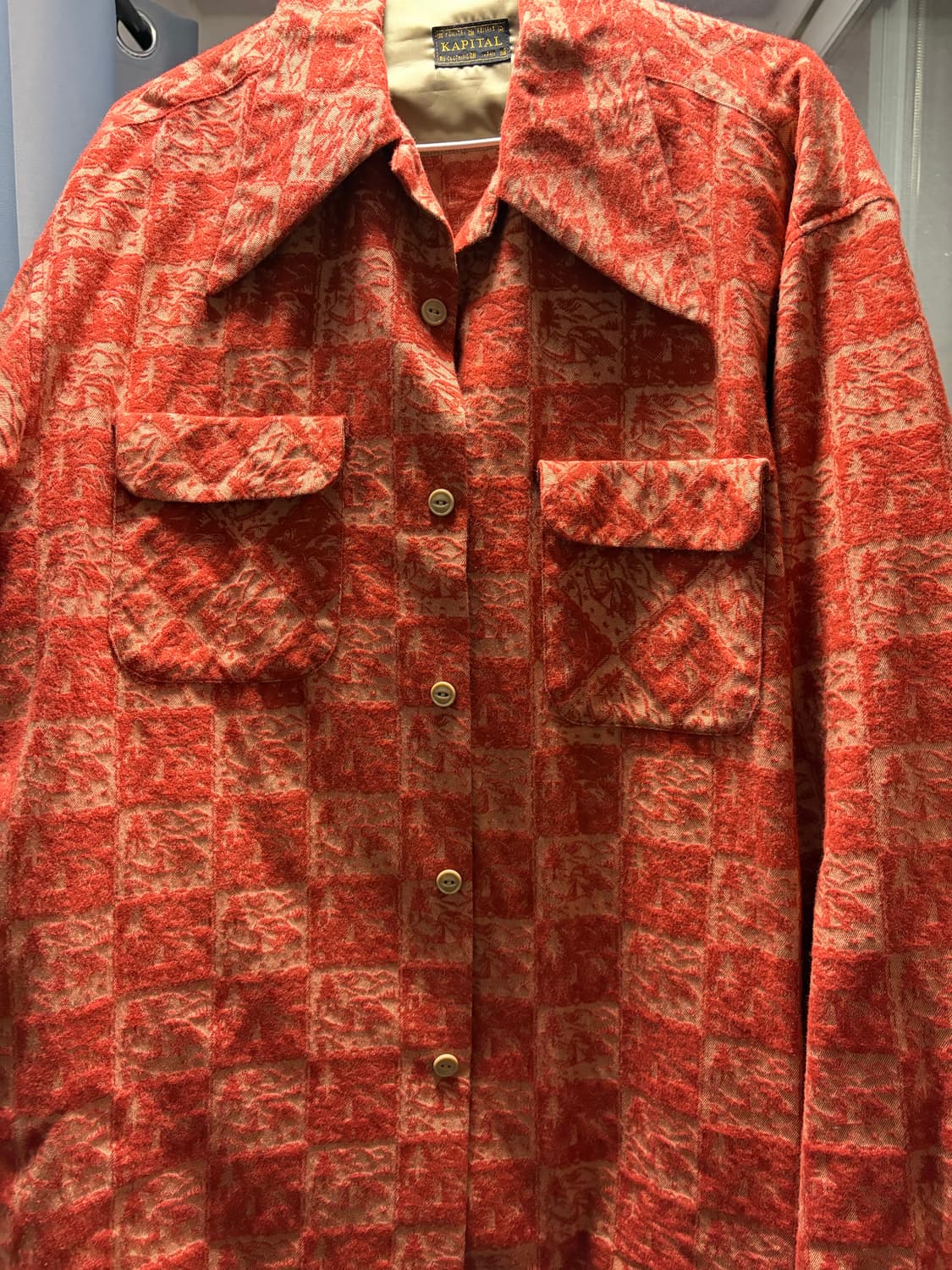 캐피탈 캠프 자카드 플란넬 셔츠  상품이미지5