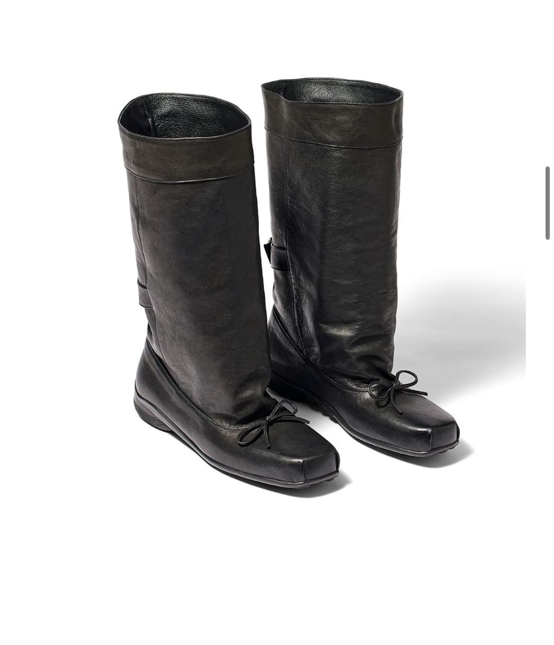 BALLET SLOUCHY BOOTS, BLACK 상품이미지1