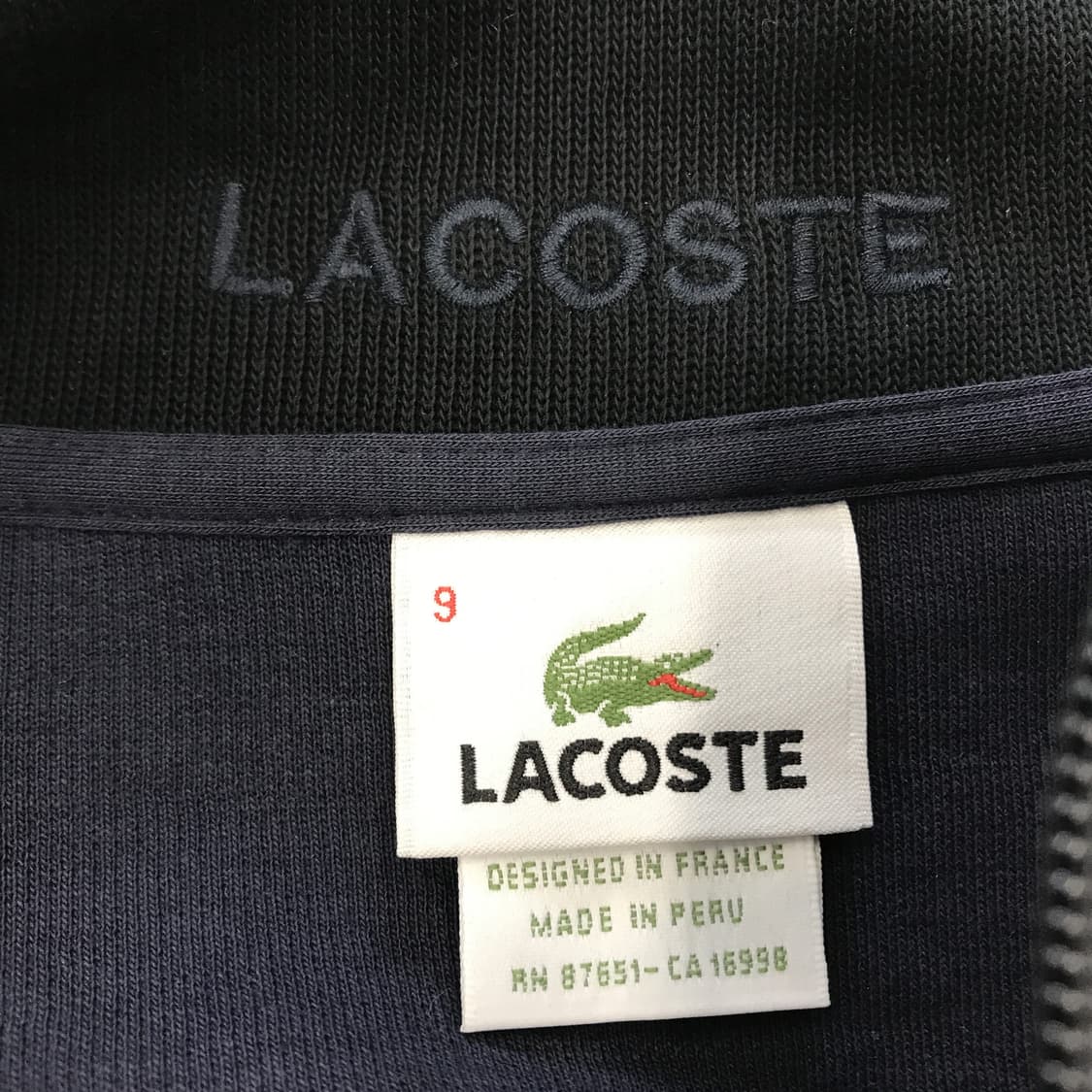 라코스테 하프집업 스웻셔츠 [115사이즈] 상품이미지4