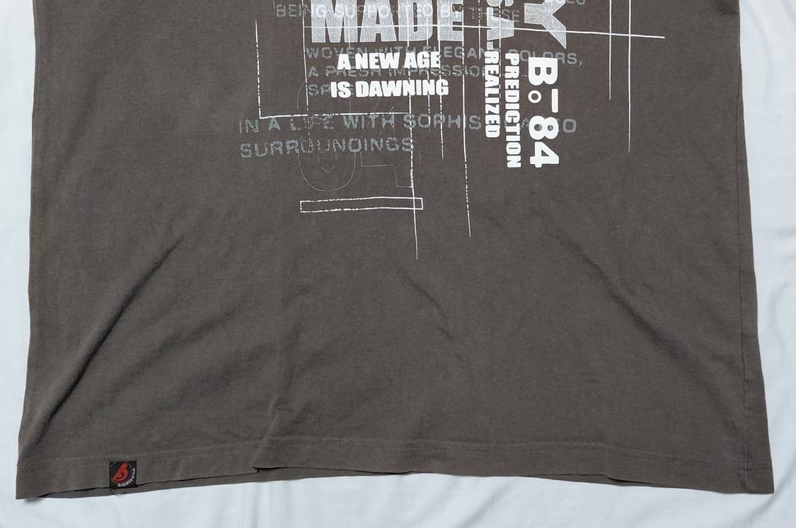 [2L] 빈티지 배드보이(BAD BOY) 레이어드 로고 롱슬리브 상품이미지3