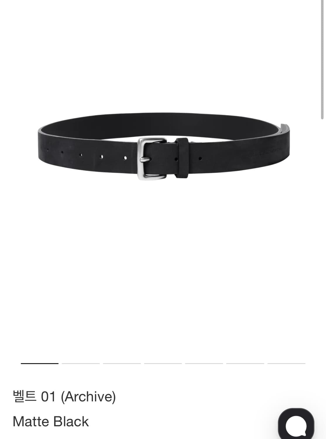 포스트아카이브팩션 벨트 01 블랙 L/XL 상품이미지1