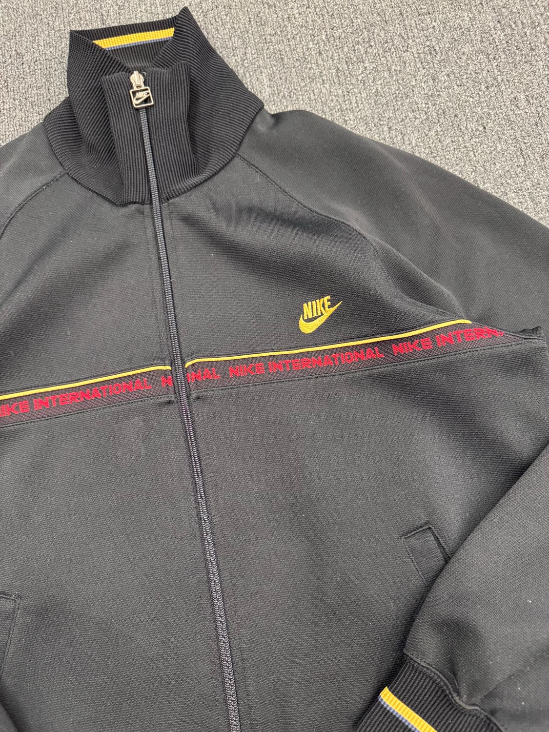 L)나이키 빈티지 올드스쿨 블랙 트랙탑 져지 상품이미지2