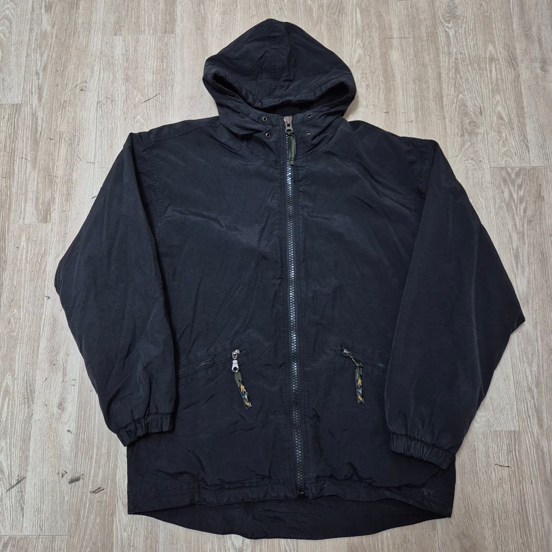 보이콧 밀리터리 이너 플리스 후드 바람막이 점퍼 M(95) 상품이미지1