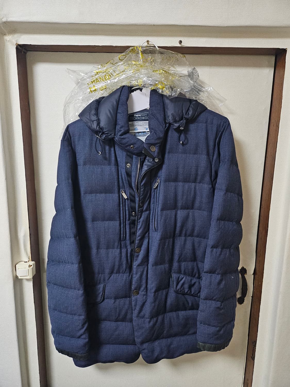 에르메네질도 제냐 후드 구스다운 패딩 100 상품이미지1