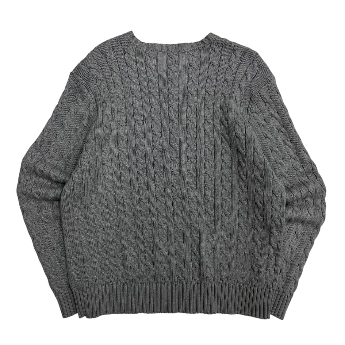 폴로 랄프로렌 네이비포니 그레이 꽈배기 니트 105 상품이미지3