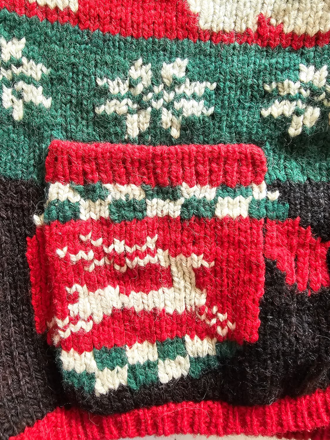 빈티지 크리스마스 울가디건 상품이미지3