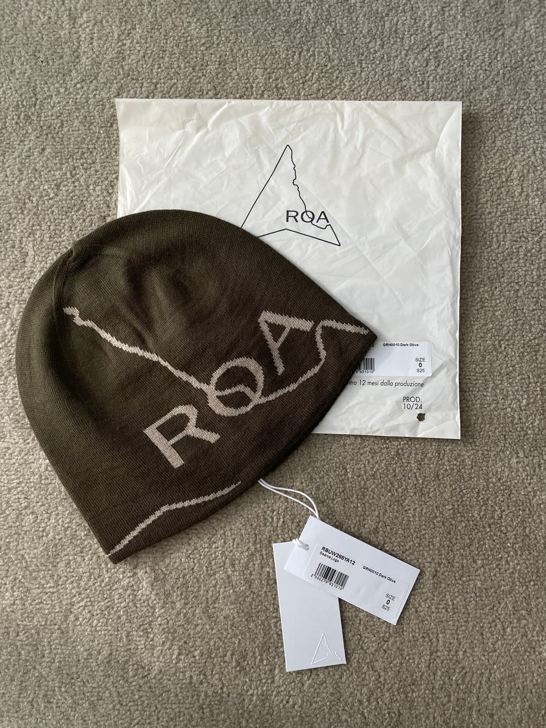 ROA 로아 다크올리브 비니 상품이미지1