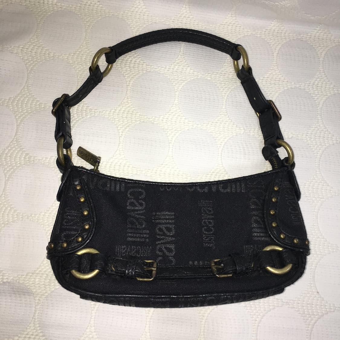 just cavalli 프린트 디테일 겨드랑이 백 상품이미지3