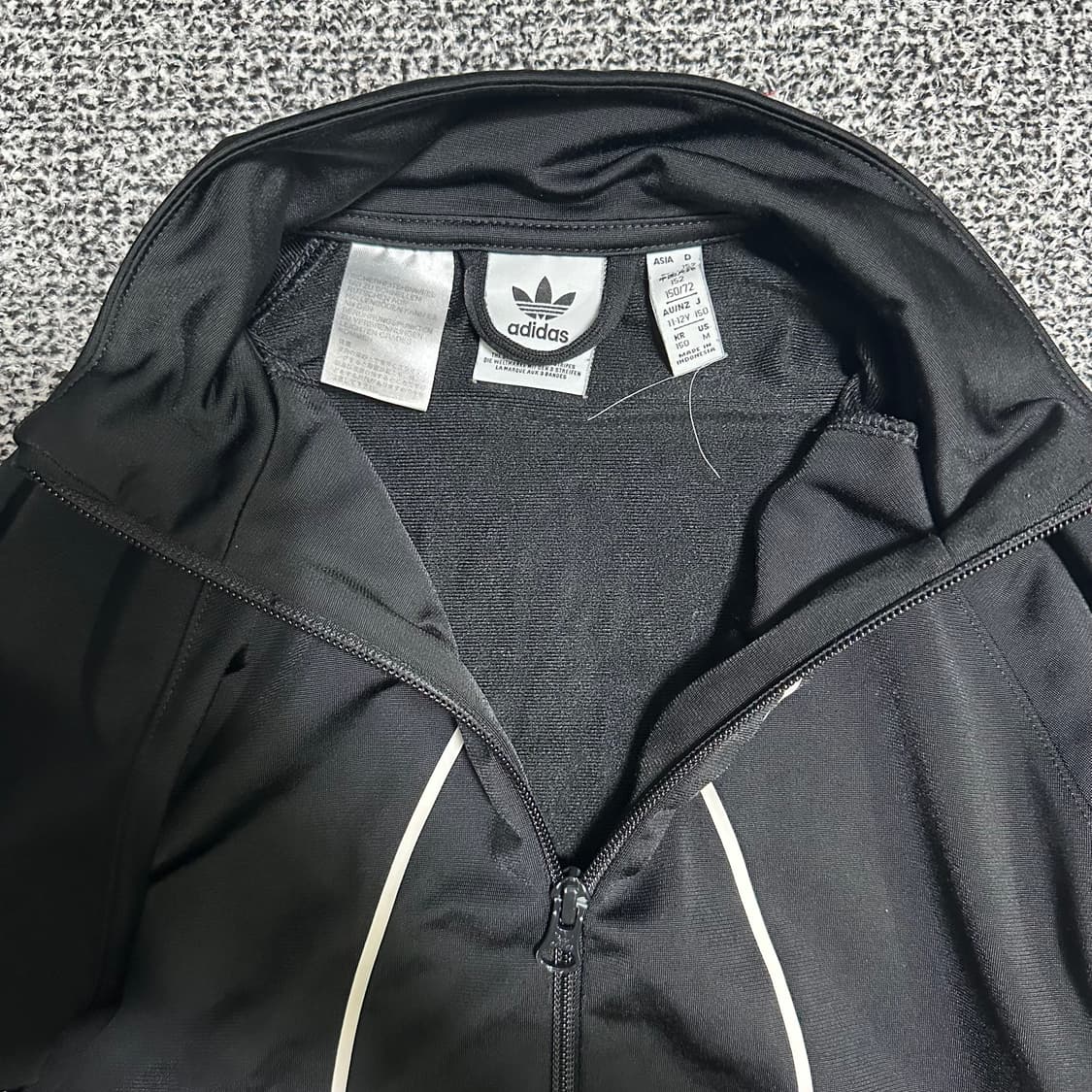 (XS추천) 아디다스 트레포일 빅 로고 트랙탑 블랙 상품이미지2