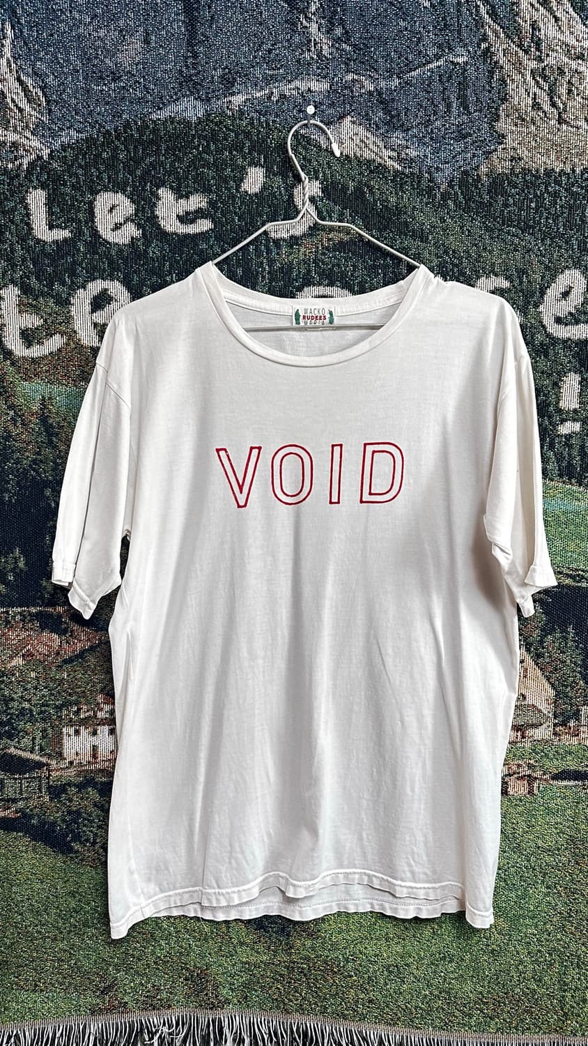 와코마리아 VOID 레터링 반팔티 M 상품이미지1