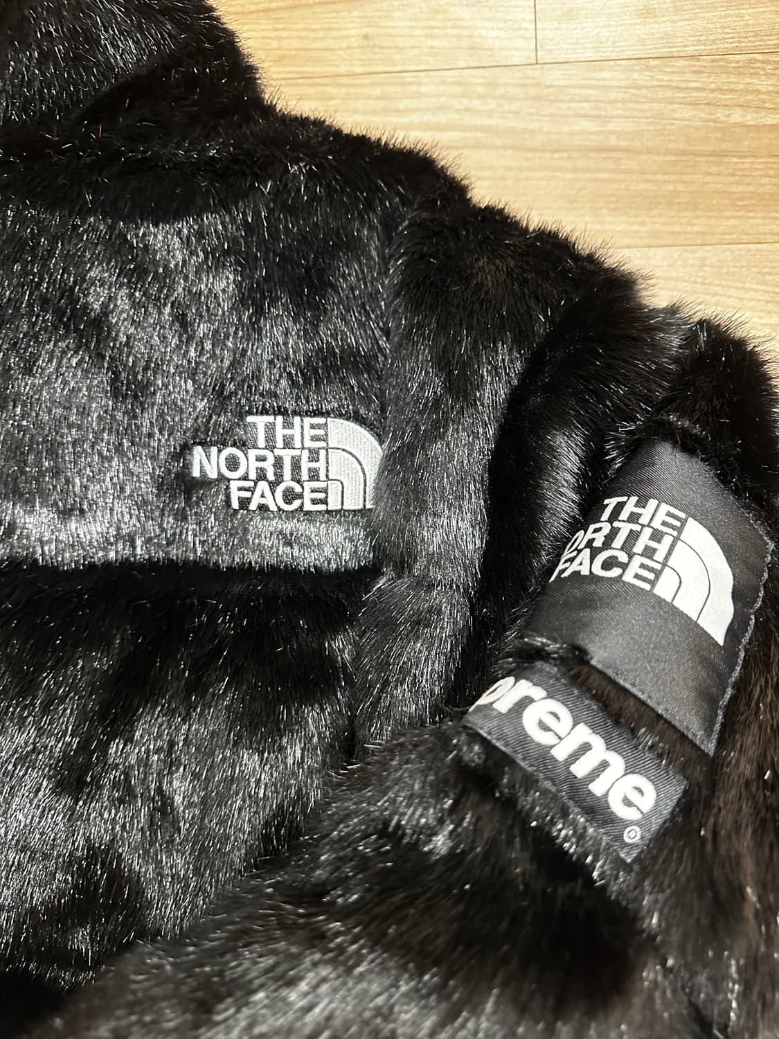 슈프림 노스페이스 포우퍼 눕시 블랙 상품이미지6