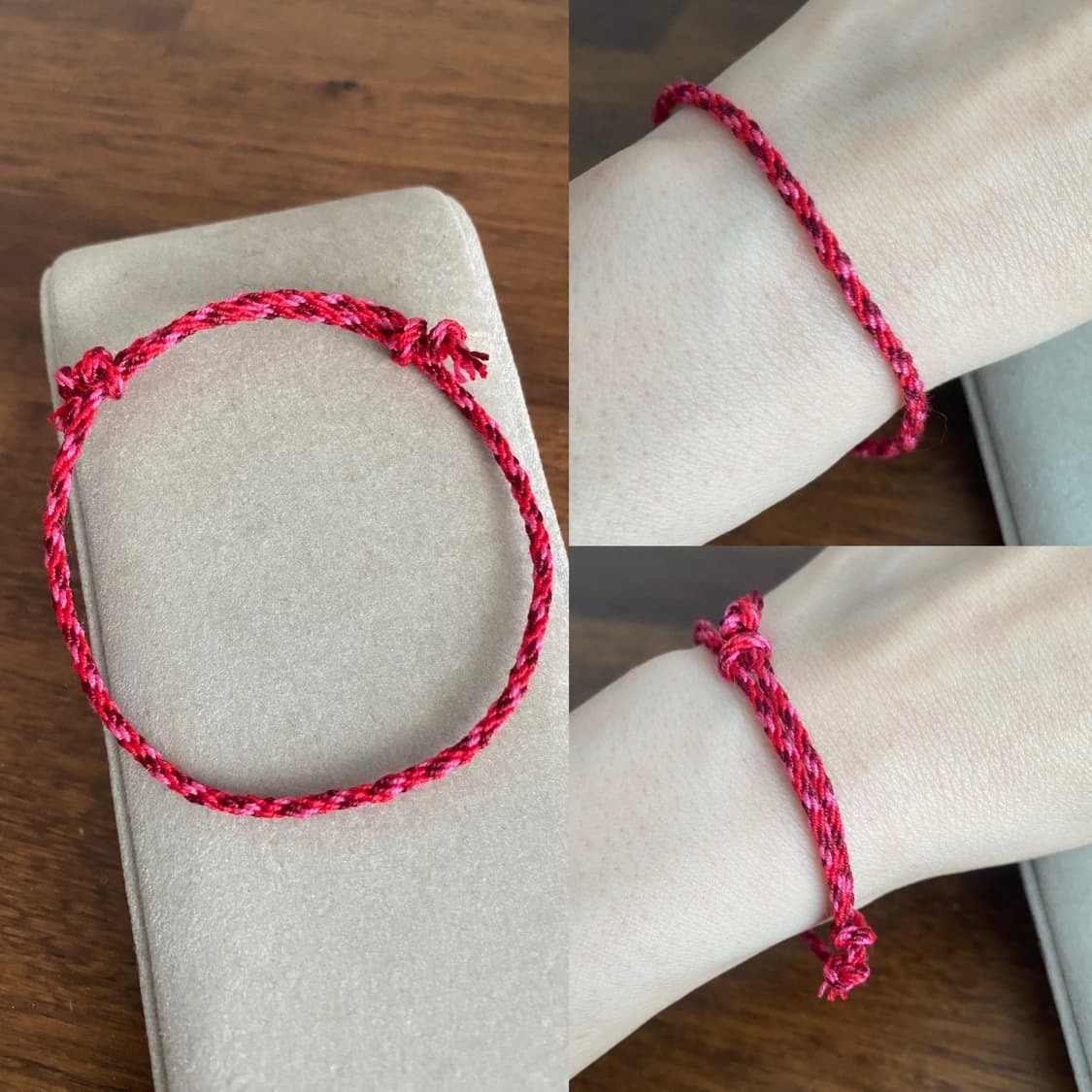 마크라메 유기농코튼 실팔찌 세트(L) 상품이미지7