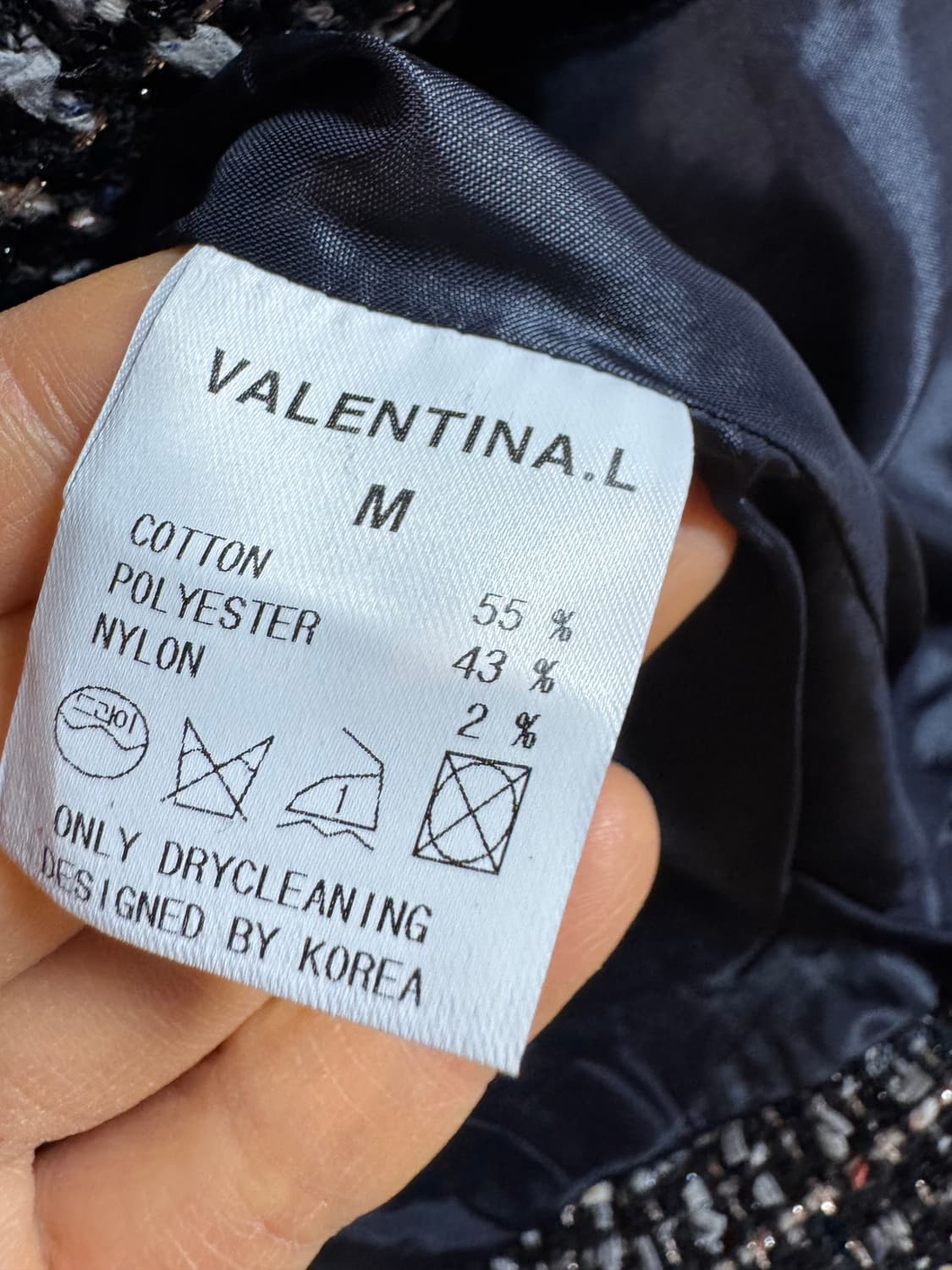 리임 발렌티나엘 숏슬리브 트위드 자켓 상품이미지3