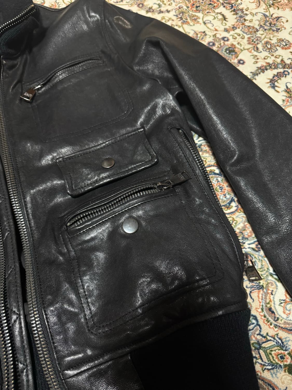 Dolce & Gabbana 00's leather bomber 상품이미지4
