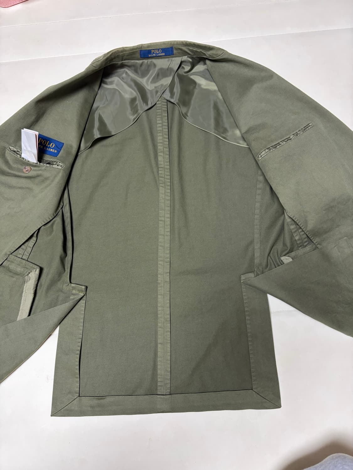 (40R) 폴로 랄프로렌 치노 스트레치 수트 자켓 다크그린 상품이미지5