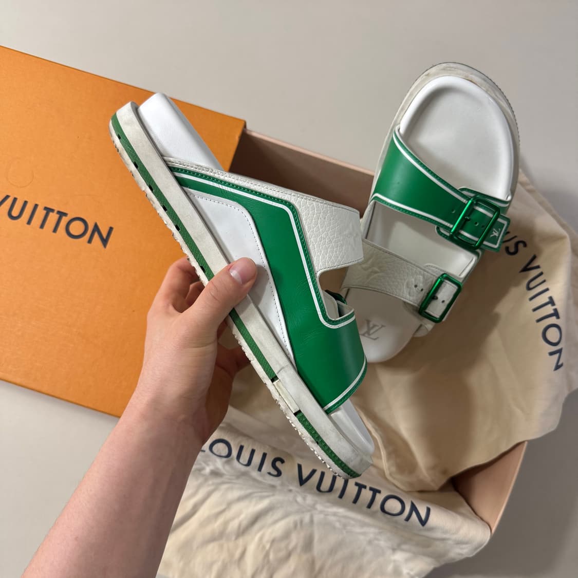 [백화점판/8.5]루이비통 트레이너 뮬 샌들 / 슬리퍼 상품이미지9