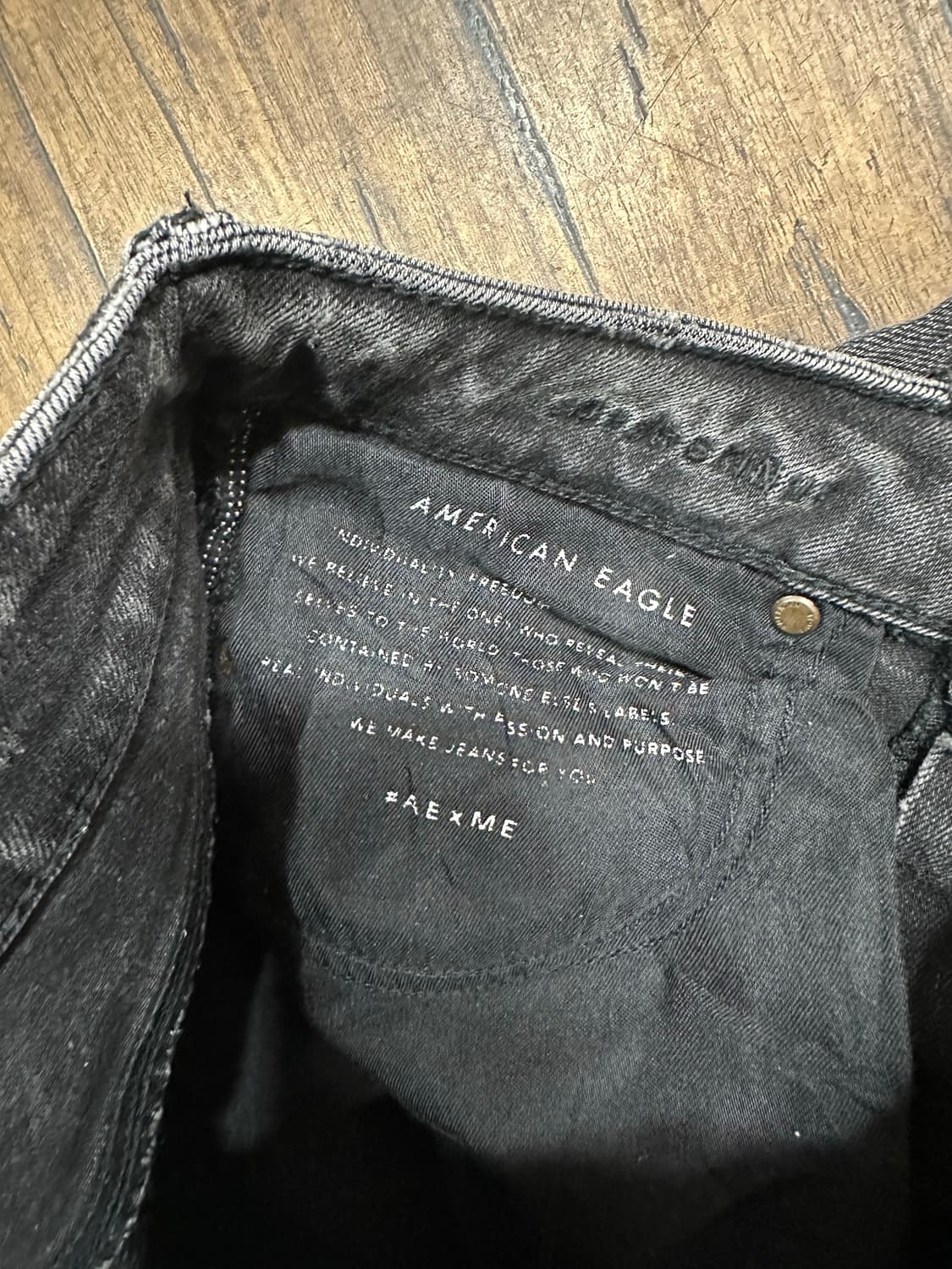 아메리칸이글 블랙 데님 팬츠 28-30 남녀공용 상품이미지8