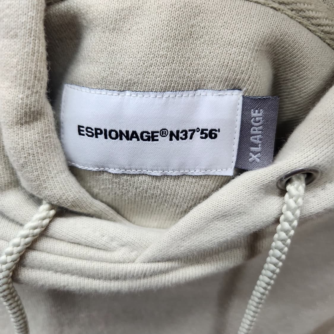 에스피오나지 로고자수 후드티 XL(2XL) 상품이미지5