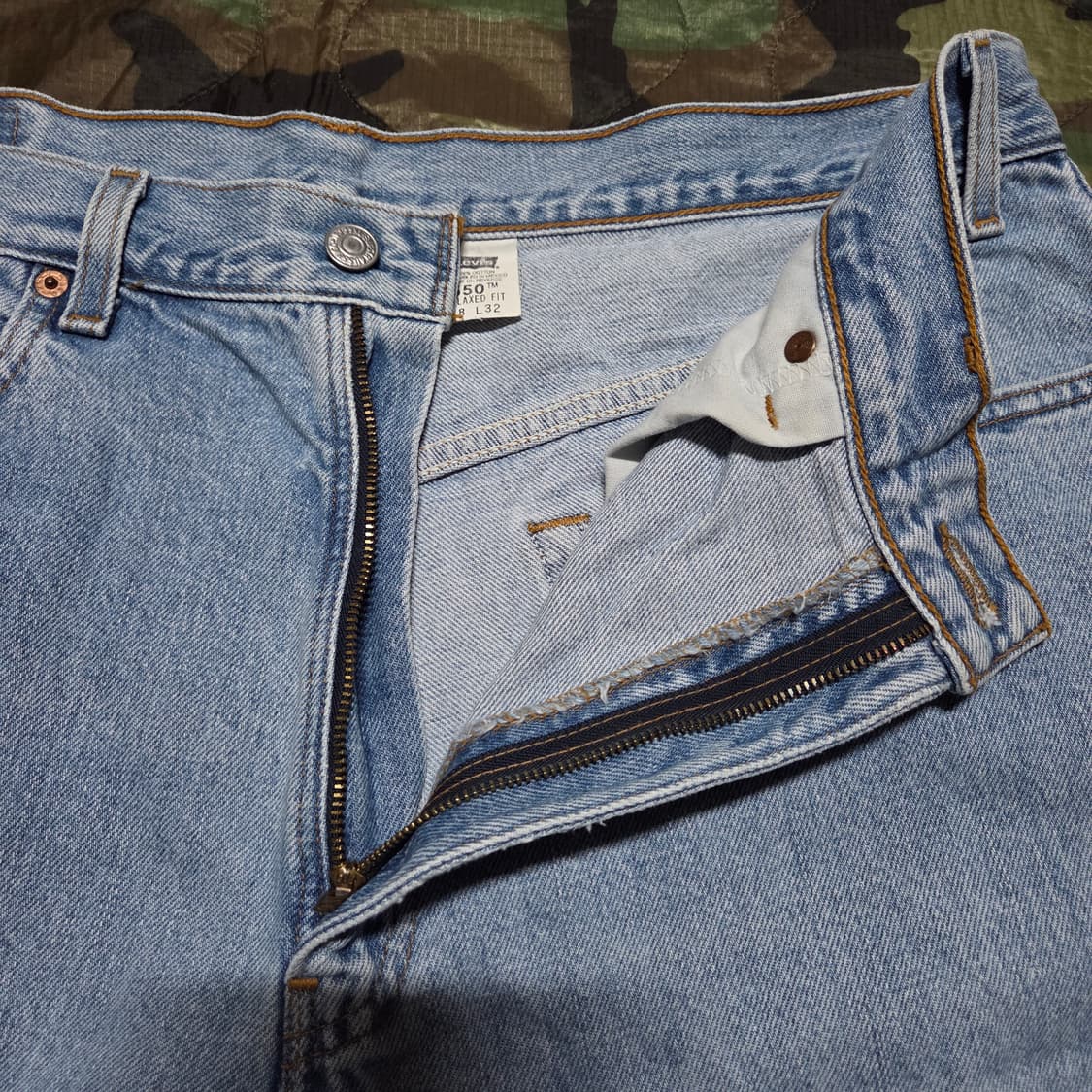 90s Vintage Levi`s 550 Red Tab 상품이미지3
