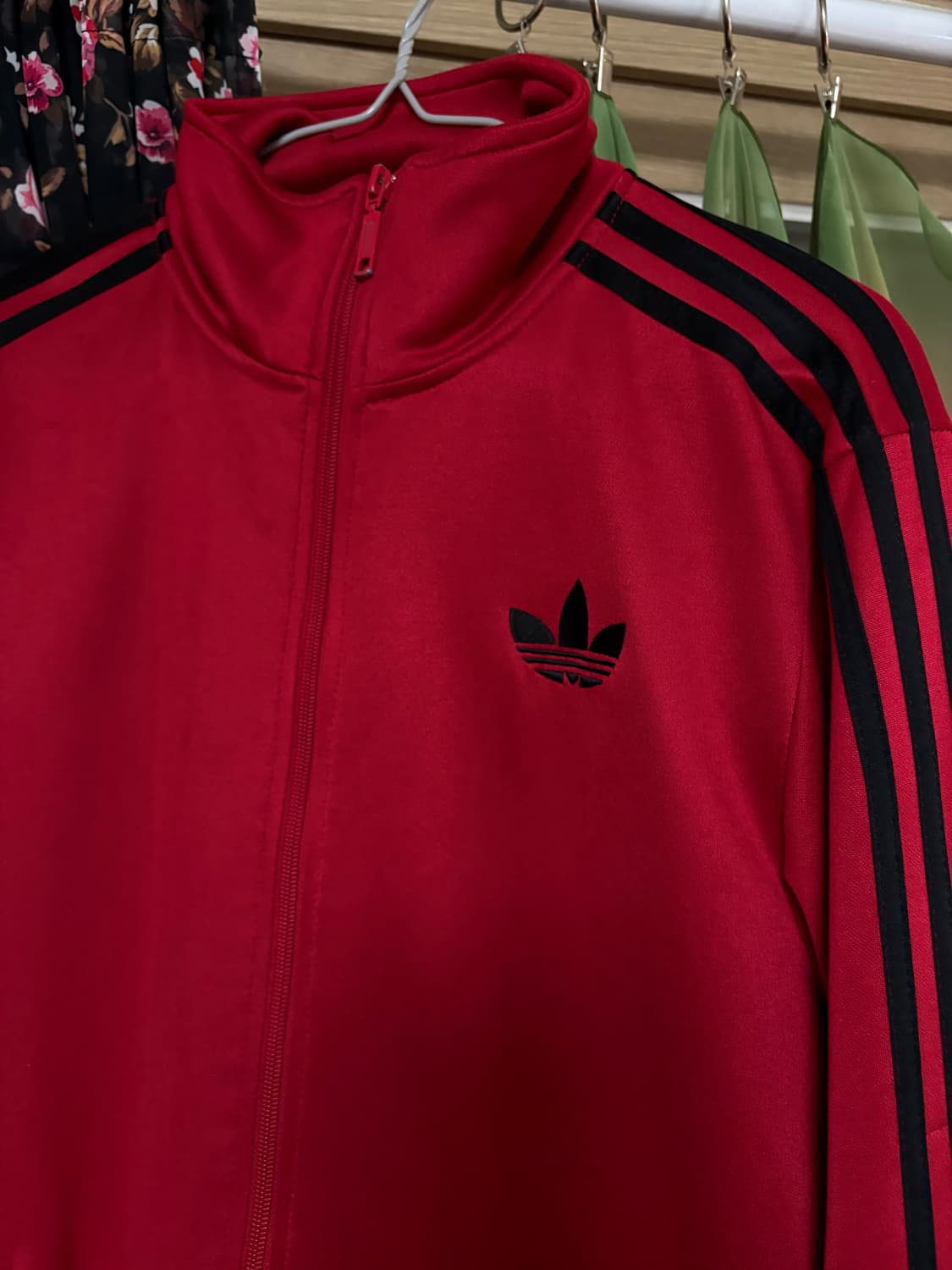 아디다스 져지 트랙탑 레드블랙 105 상품이미지2