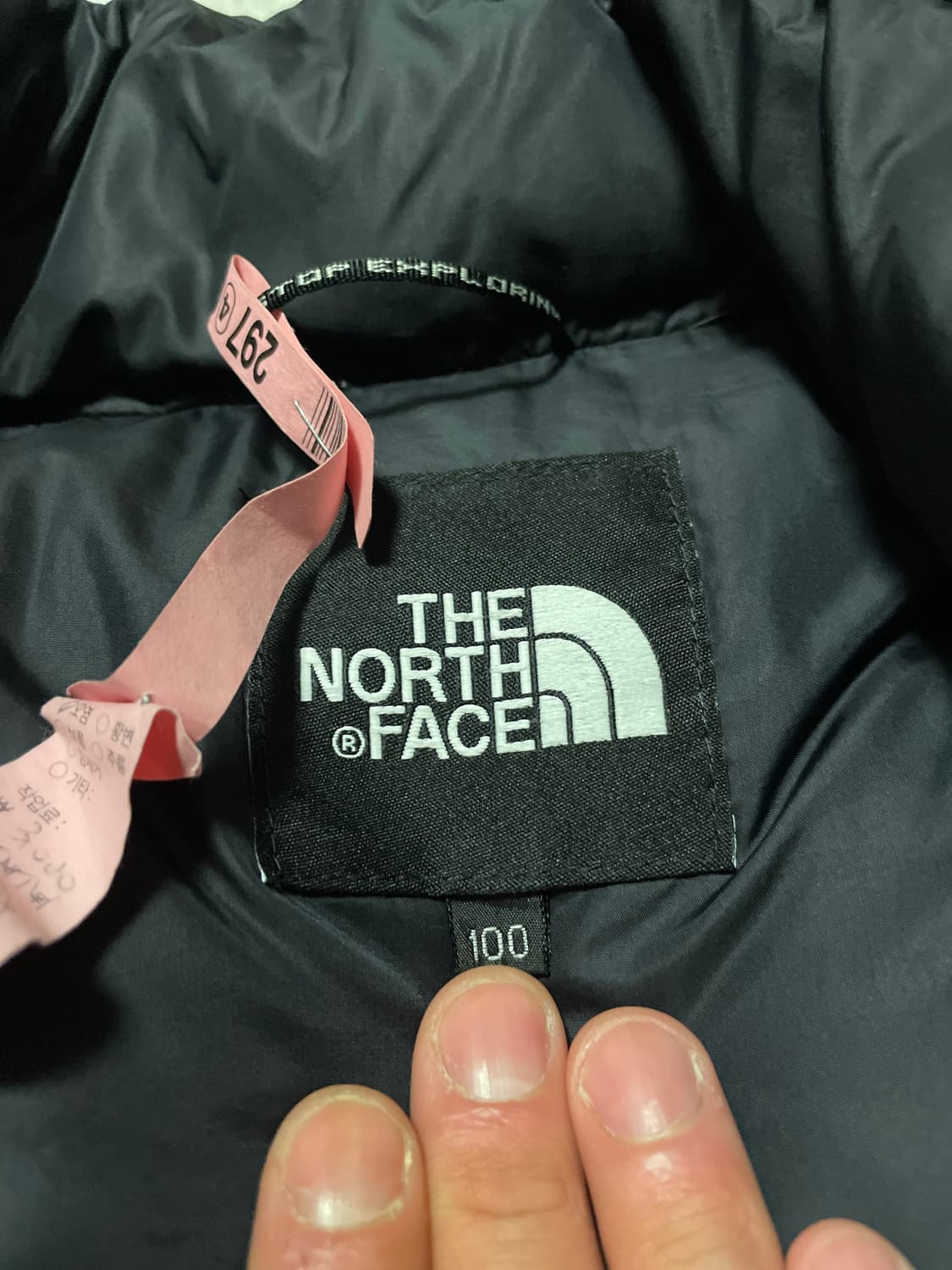 NORTH FACE 노스페이스 눕시700 패딩 자켓 블랙(클리닝O) 상품이미지9