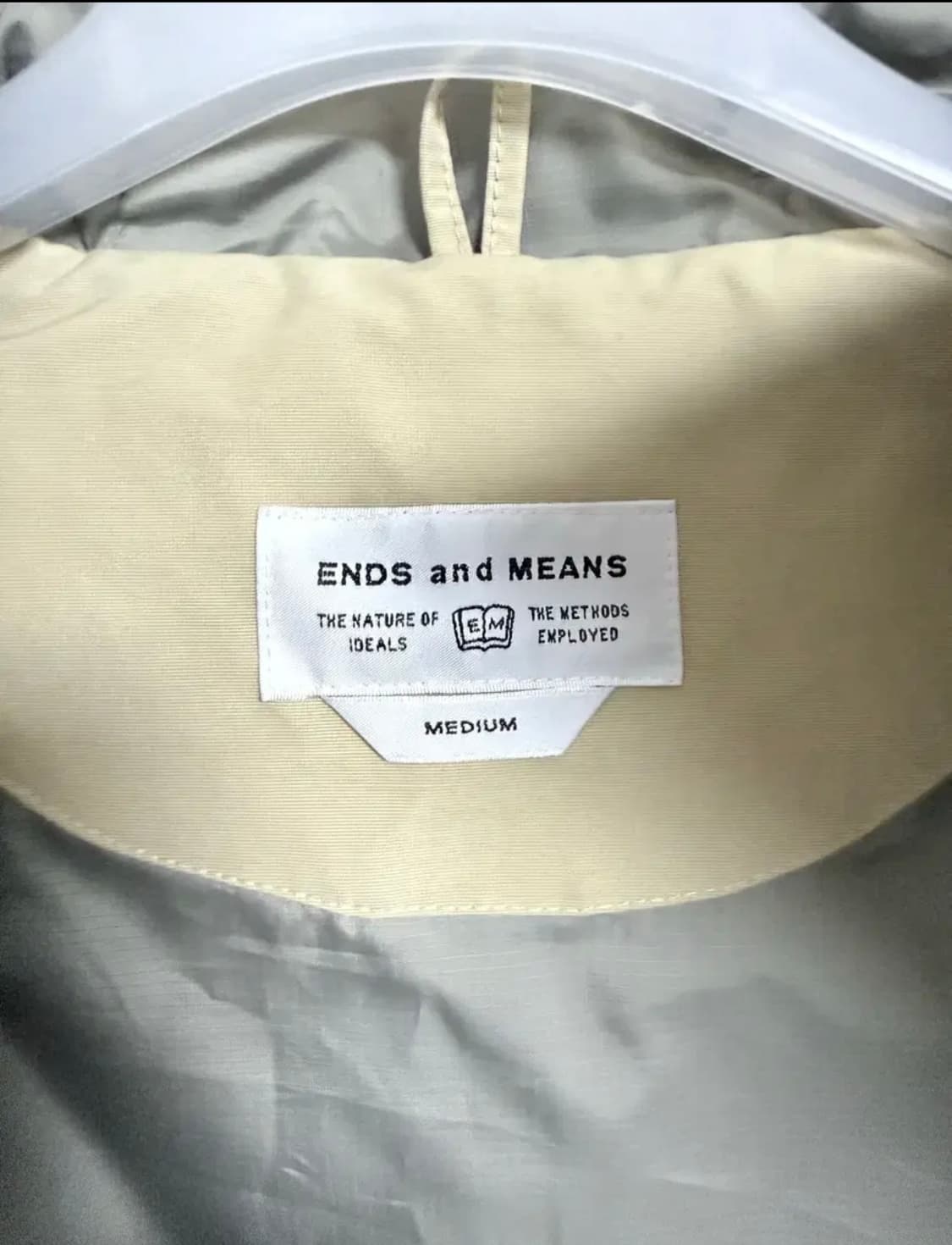 ends and means 산포자켓 베이지 M 신품급 상품이미지4