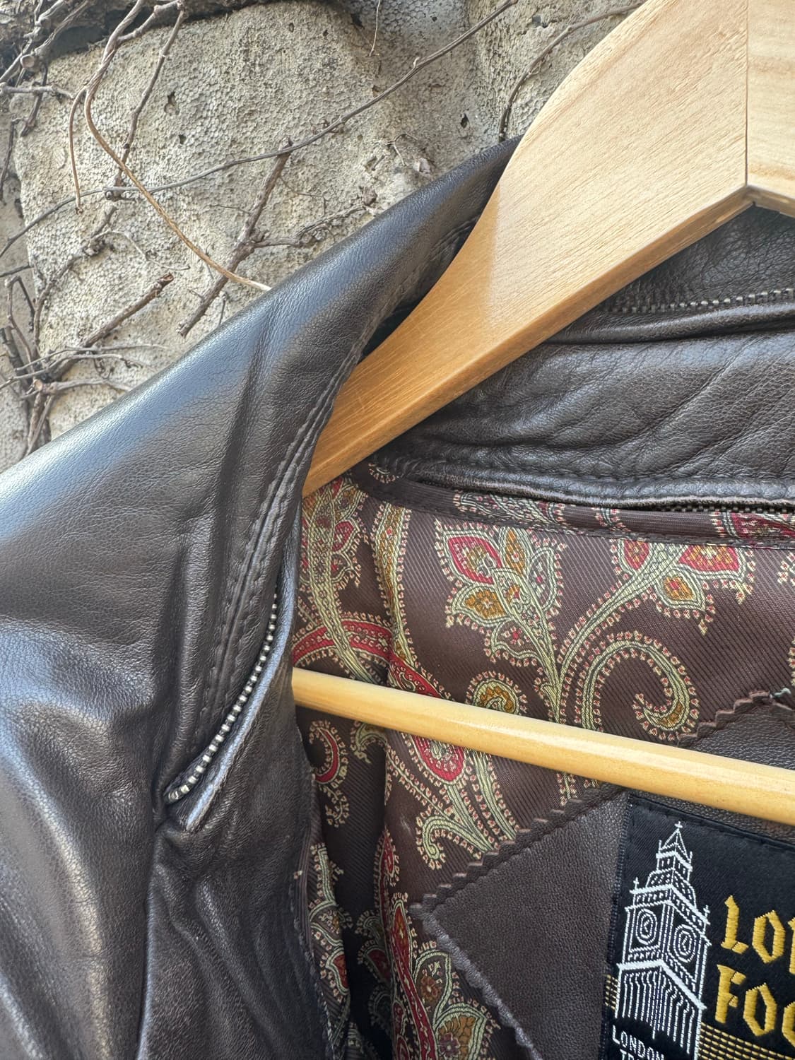 90s 런던포그 빈티지 국내생산 양가죽 레더 가죽 자켓 상품이미지6