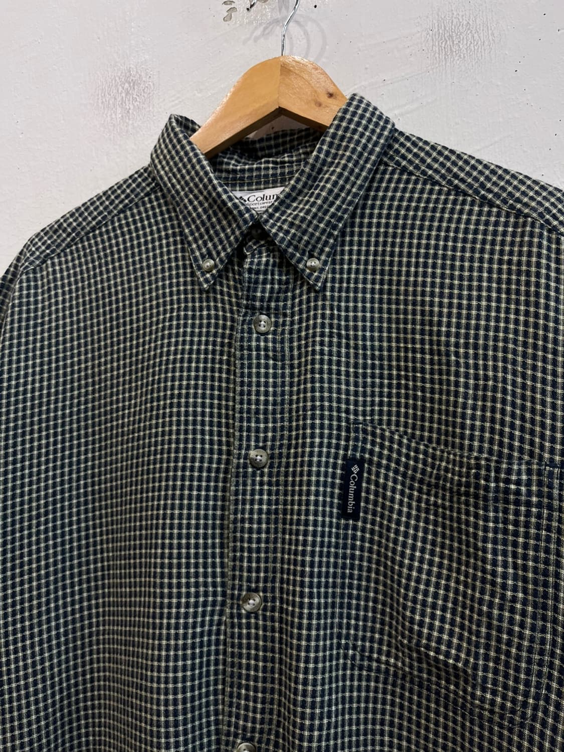 COLUMBIA 시어서커 체크 반팔 셔츠  상품이미지1