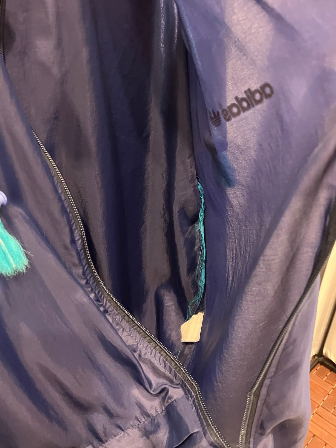 80-90s Adidas 아디다스 올드스쿨 후드 집업 자켓 상품이미지6