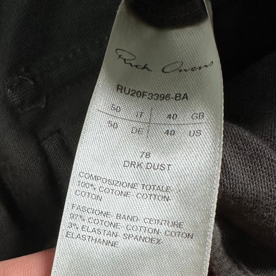 릭오웬스 카고 조거 팬츠    상품이미지7