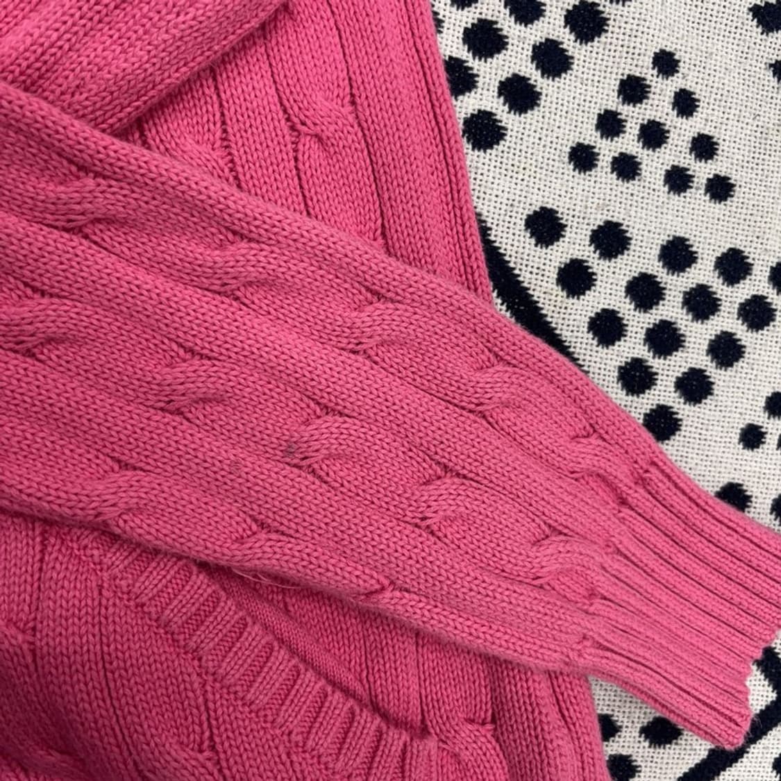 폴로 랄프로렌 꽈배기 니트 후드집업 가디건 S P00074 상품이미지6