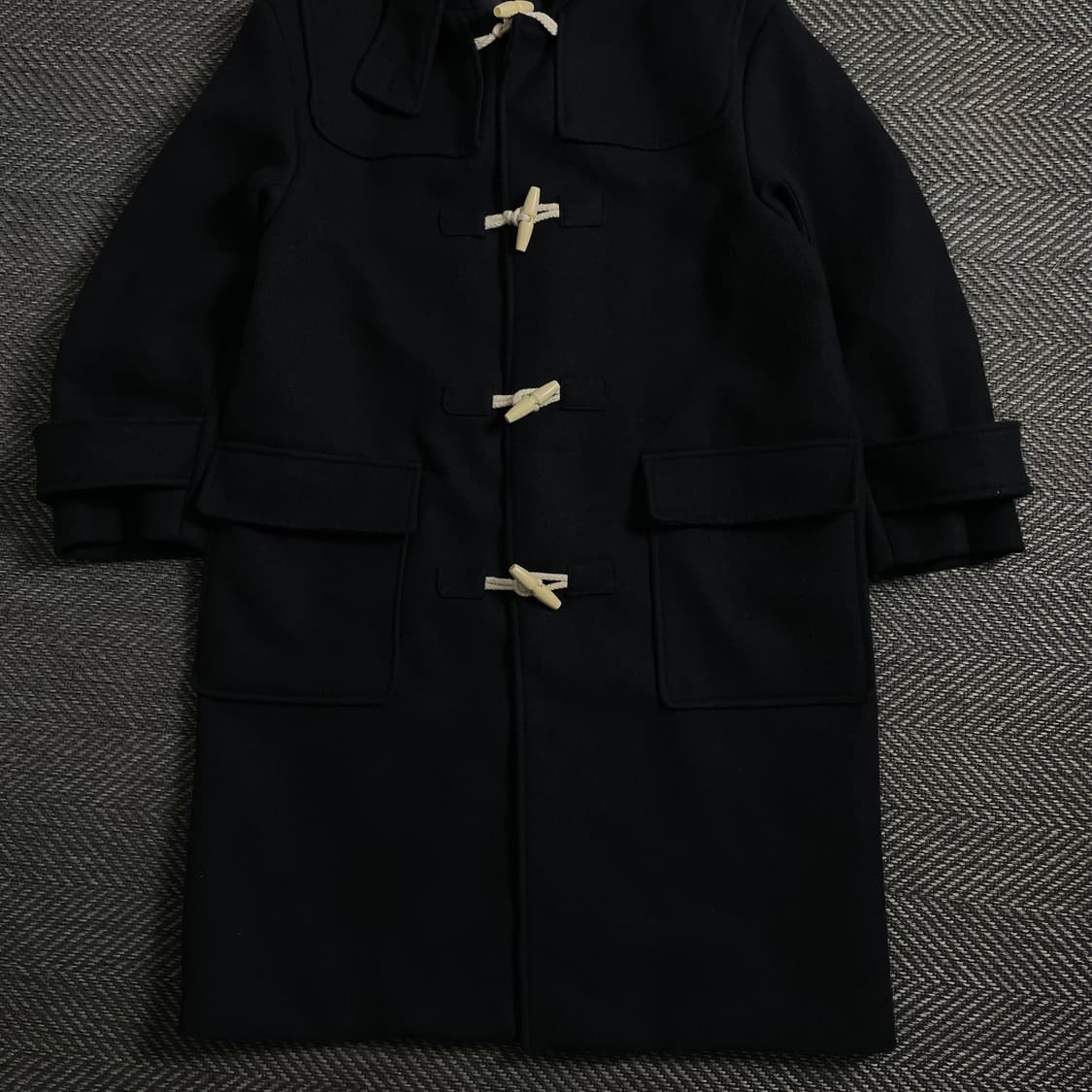 파르티멘토 미니멀 오버핏 더플 후드 롱코트y 4143 상품이미지3