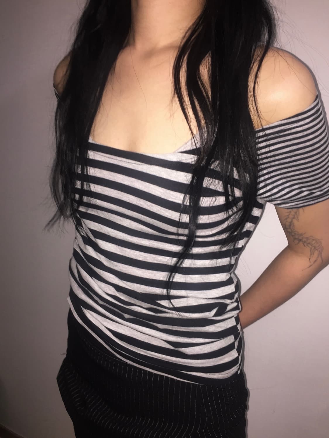 빈티지 스트라이프반팔 상품이미지1