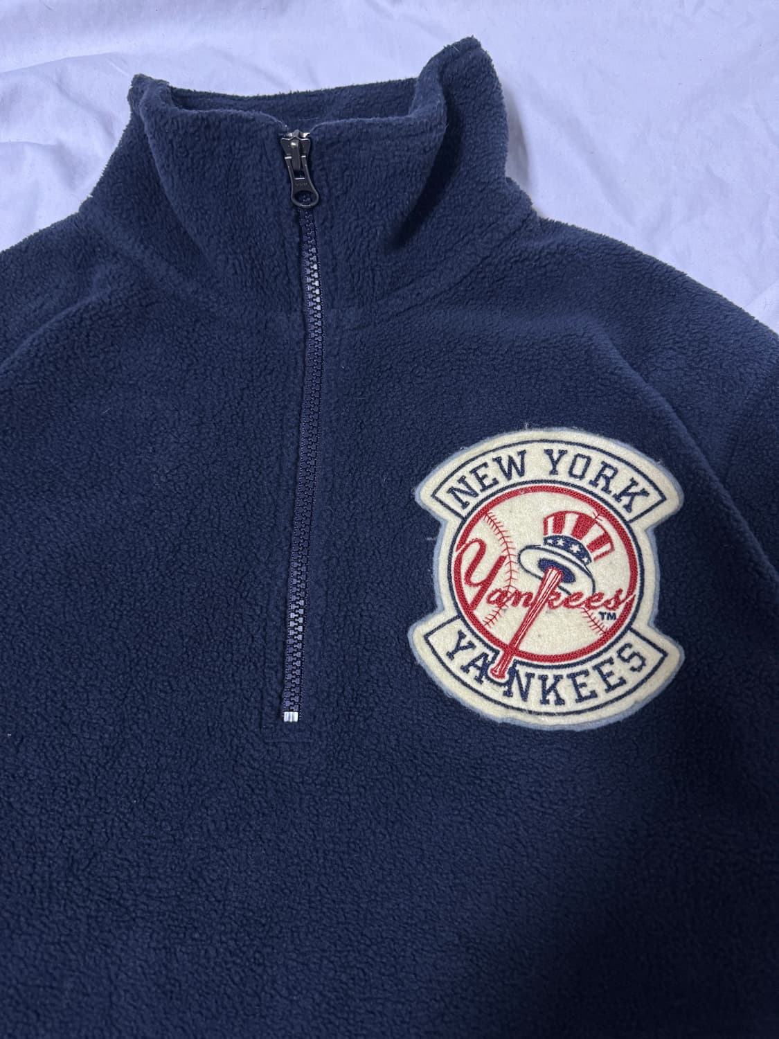 유니클로 mlb 뉴욕 양키즈 플리스 반집업 상품이미지4