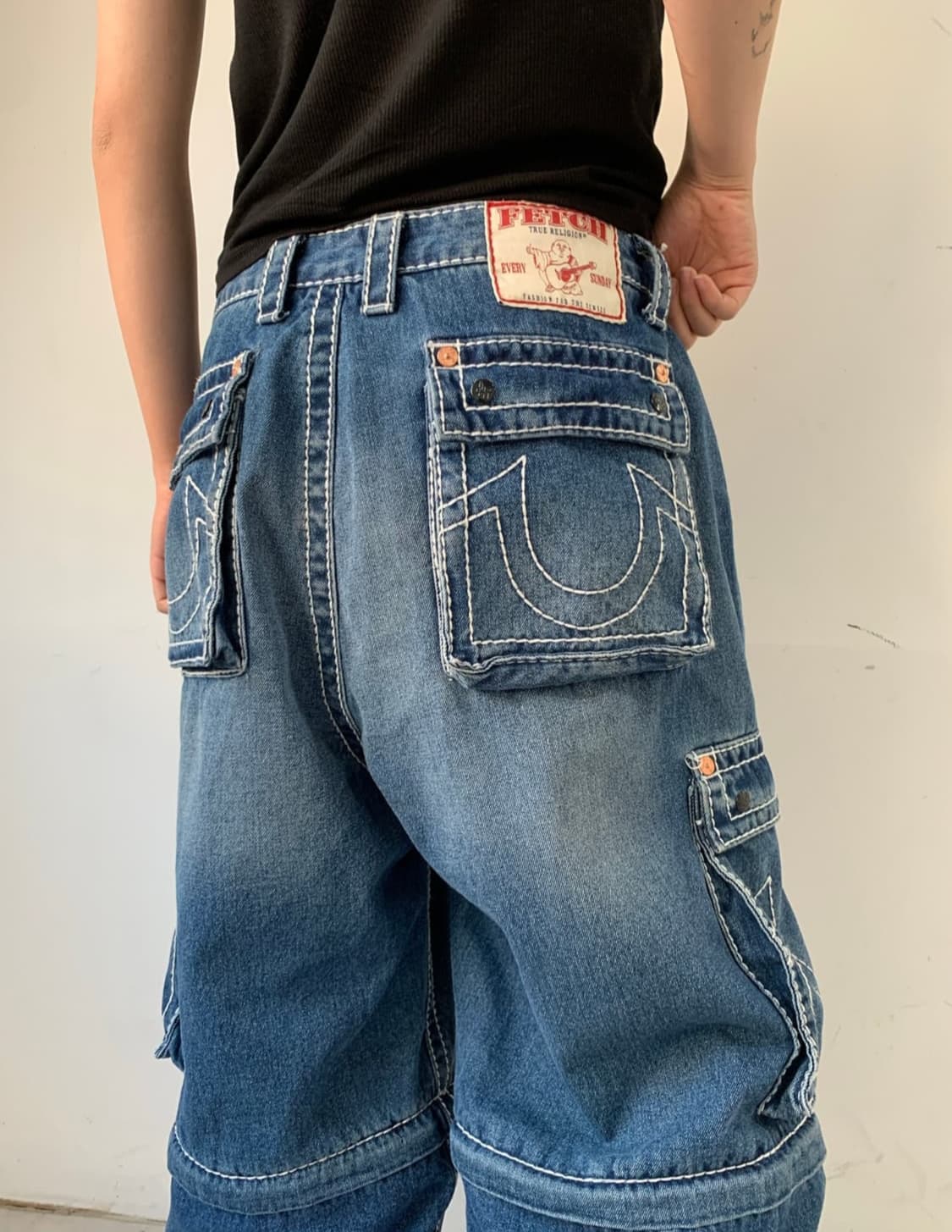 트루릴리전 x 패치 팬츠 상품이미지3