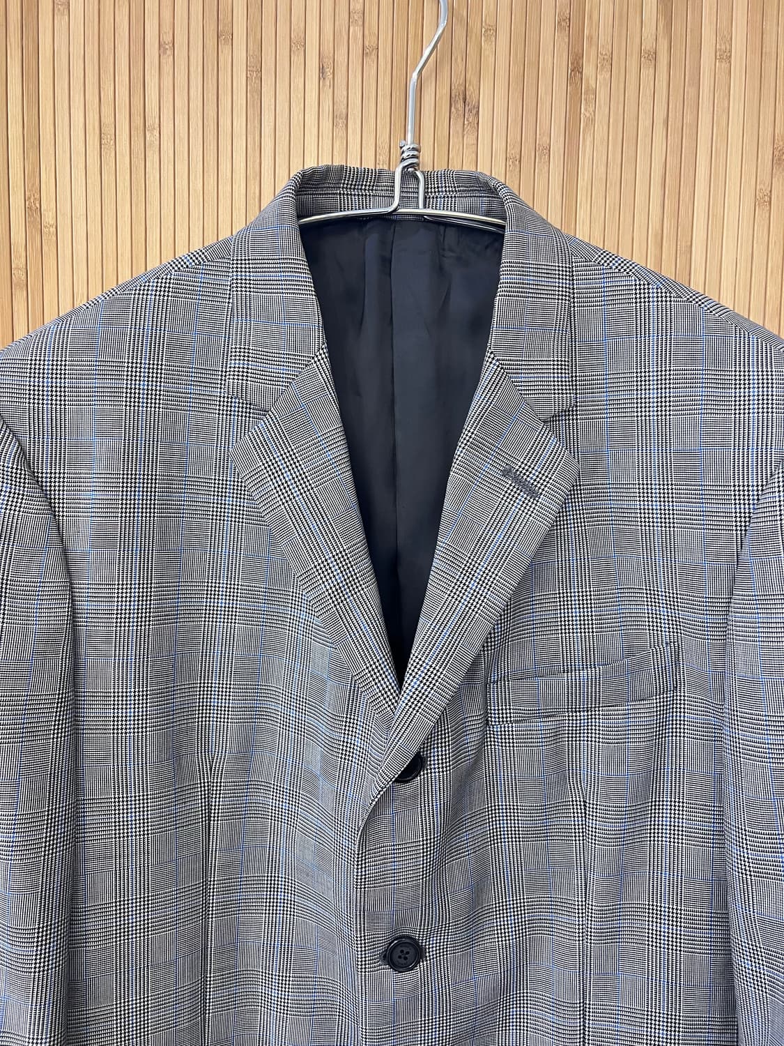 MNGU 체크 패턴 블레이저 자켓 판매 상품이미지3